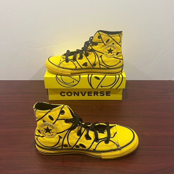 Converse x Chinatown Market, Chuck Taylor Allstar Hi, 371255C, Yellow & Black - Picture 10 of 13